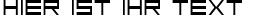 Ihre Vorschau von der Schriftart Low Gun Screen