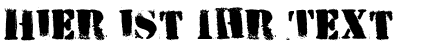 Ihre Vorschau von der Schriftart HVD Peace