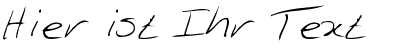 Ihre Vorschau von der Schriftart Kathleen