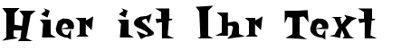 Ihre Vorschau von der Schriftart Spooky Magic
