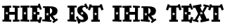Ihre Vorschau von der Schriftart Space Out