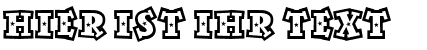 Ihre Vorschau von der Schriftart Space Out Open