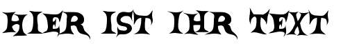 Ihre Vorschau von der Schriftart She Creature