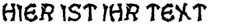Ihre Vorschau von der Schriftart Voodoo Dolls Letters