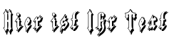 Ihre Vorschau von der Schriftart Applesauce09