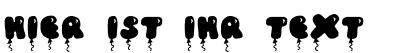 Ihre Vorschau von der Schriftart JI Solid Balloon Caps