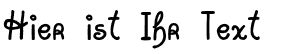 Ihre Vorschau von der Schriftart JI Starfish