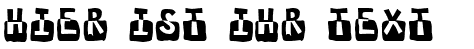 Ihre Vorschau von der Schriftart Submerged