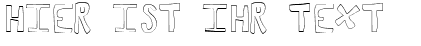 Ihre Vorschau von der Schriftart Toast