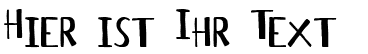 Ihre Vorschau von der Schriftart Antelope H
