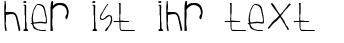 Ihre Vorschau von der Schriftart Tuesday
