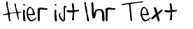 Ihre Vorschau von der Schriftart Lukas Handwritten