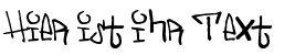 Ihre Vorschau von der Schriftart <Graffiti>