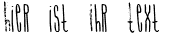 Ihre Vorschau von der Schriftart Signal to Noize