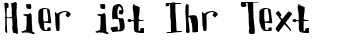 Ihre Vorschau von der Schriftart Davis