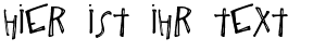 Ihre Vorschau von der Schriftart One Constant