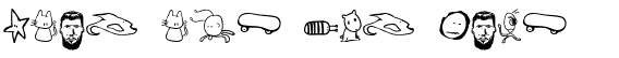 Ihre Vorschau von der Schriftart Tombats 7