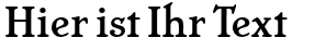 Ihre Vorschau von der Schriftart Cheboygan