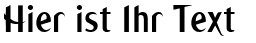 Ihre Vorschau von der Schriftart Ming