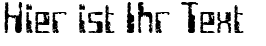 Ihre Vorschau von der Schriftart Future Imperfect
