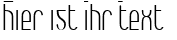 Ihre Vorschau von der Schriftart Max