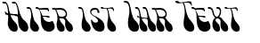 Ihre Vorschau von der Schriftart Victor Moscoso