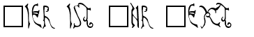 Ihre Vorschau von der Schriftart Cyprian