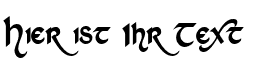 Ihre Vorschau von der Schriftart St Charles