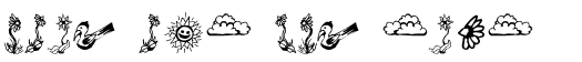 Ihre Vorschau von der Schriftart Garden Dingbats