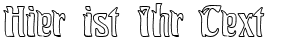 Ihre Vorschau von der Schriftart Pittoresk Hollow