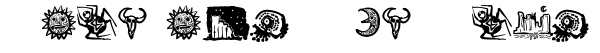 Ihre Vorschau von der Schriftart Death Valley Dingbats