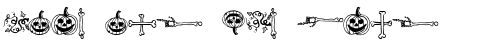 Ihre Vorschau von der Schriftart Halloween Borders