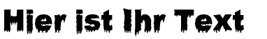 Ihre Vorschau von der Schriftart Bloody Stump