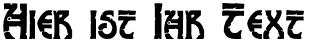 Ihre Vorschau von der Schriftart Elric