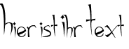 Ihre Vorschau von der Schriftart Gothic Hijinx
