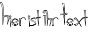 Ihre Vorschau von der Schriftart Gothic Hijinx Hollow