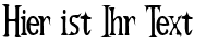 Ihre Vorschau von der Schriftart Kallamar