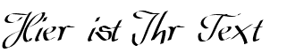 Ihre Vorschau von der Schriftart Wolgast Script