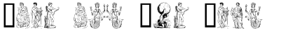 Ihre Vorschau von der Schriftart Mythology One