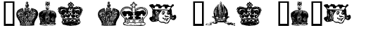 Ihre Vorschau von der Schriftart Crowns and Coronets