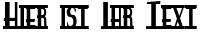 Ihre Vorschau von der Schriftart Spankys Bungalow