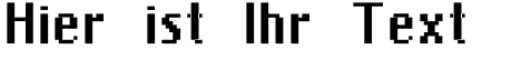 Ihre Vorschau von der Schriftart MiniMasa