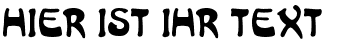 Ihre Vorschau von der Schriftart HongKong