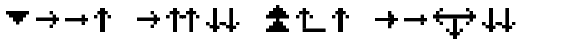 Ihre Vorschau von der Schriftart MiniStrzalki
