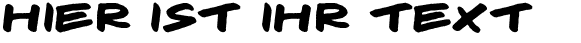 Ihre Vorschau von der Schriftart Komix