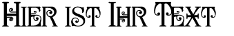 Ihre Vorschau von der Schriftart Secesja PL