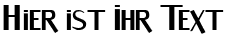 Ihre Vorschau von der Schriftart Sandwich