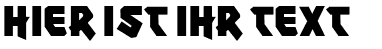 Ihre Vorschau von der Schriftart Xar