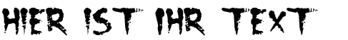 Ihre Vorschau von der Schriftart Cramps