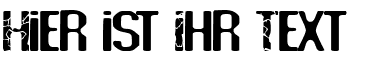 Ihre Vorschau von der Schriftart Deadline